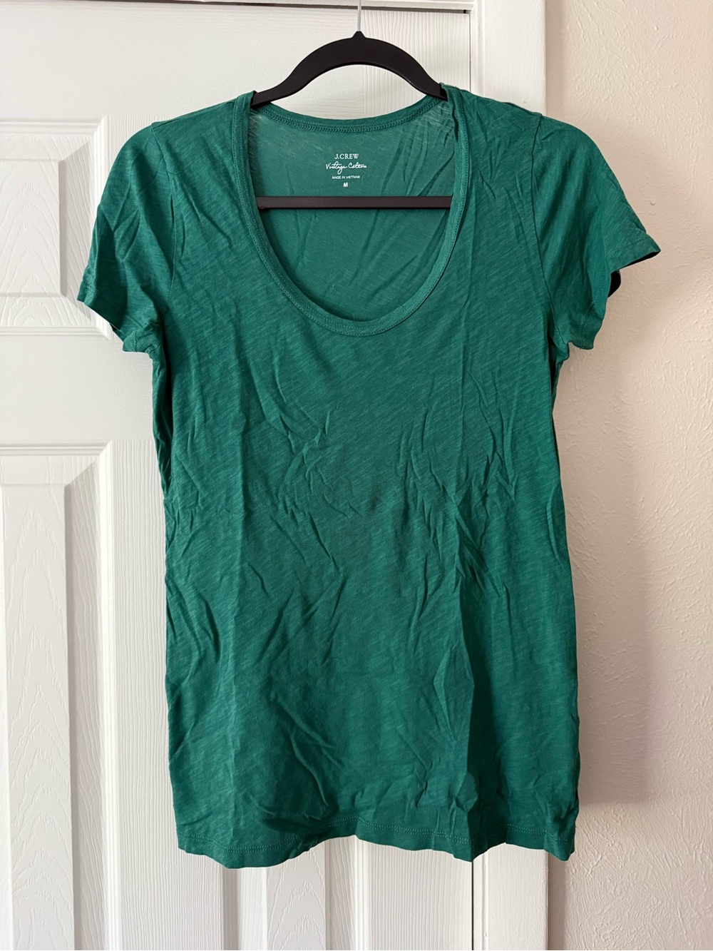 J.Crew Vintage Cotton Scoop Neck T-Shirt size Medium NWT